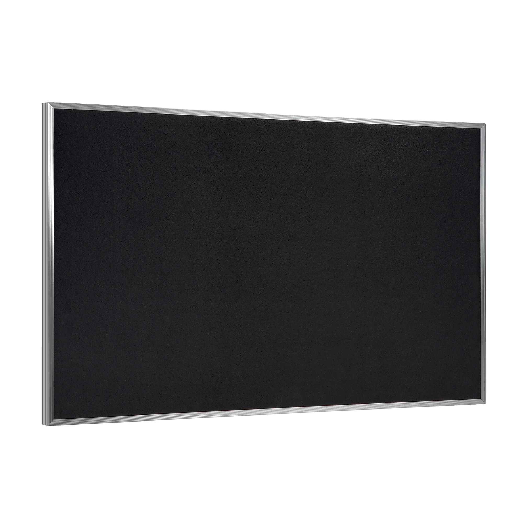 Ghent 48.5in. x 96.5in. Recycled Rubber Bulletin Board Black, Color